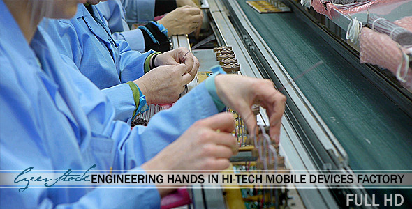 Specialist Hands Manufacturing Tech Production