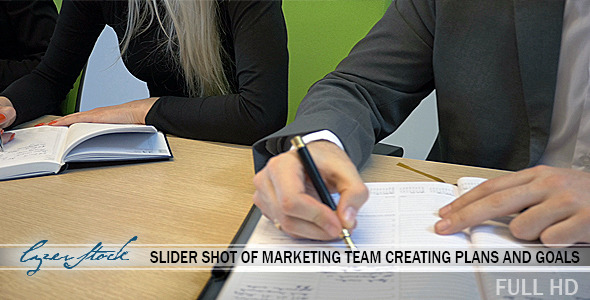 Marketing Team Creating Ideas and Solutions