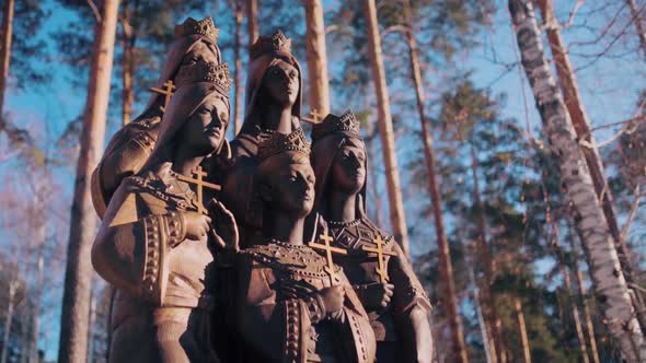 Monument to the Royal family of Tsar Nicholas II in Yekaterinburg, Ganina Yama alt