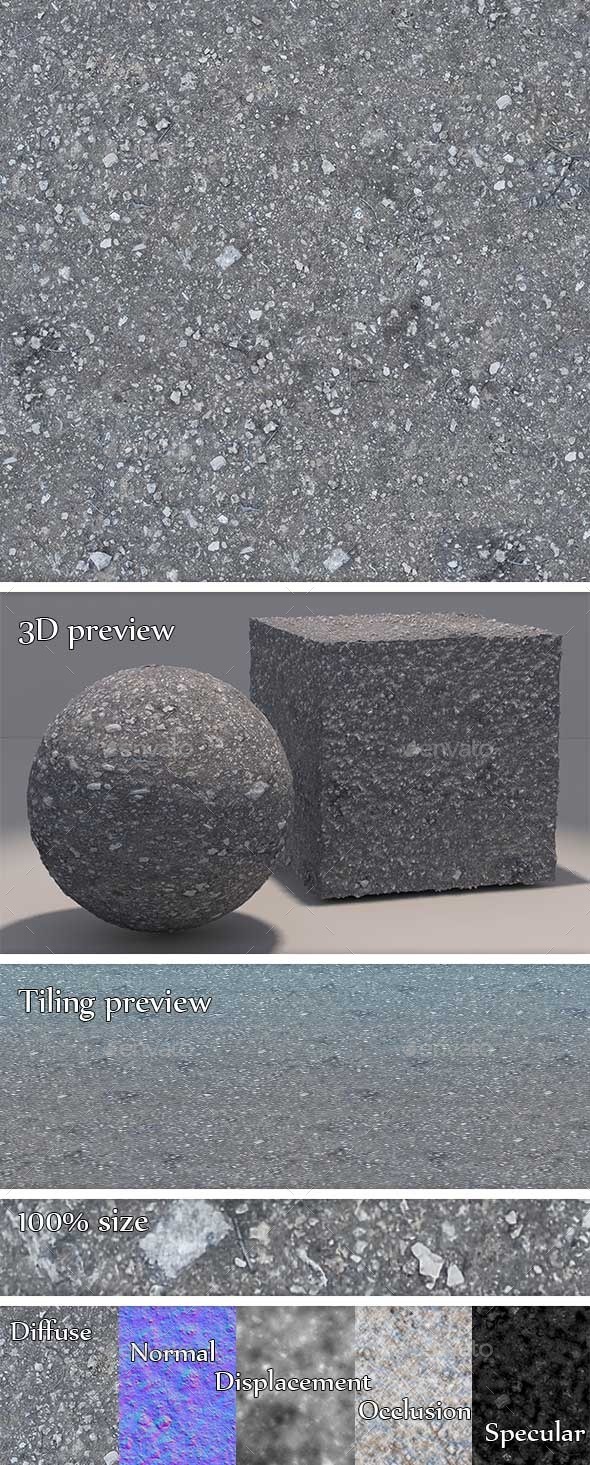Soil - Rocky Seamless Texture - 3DOcean Item for Sale