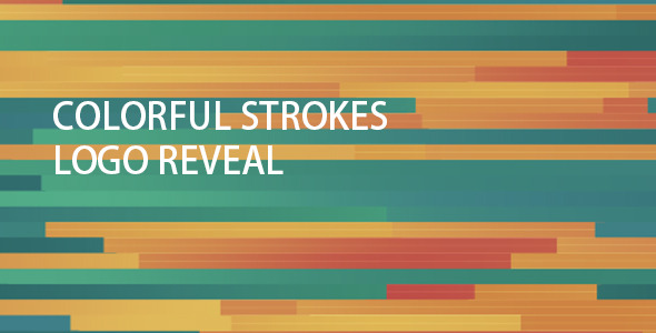 Colorful Strokes Logo Reveal