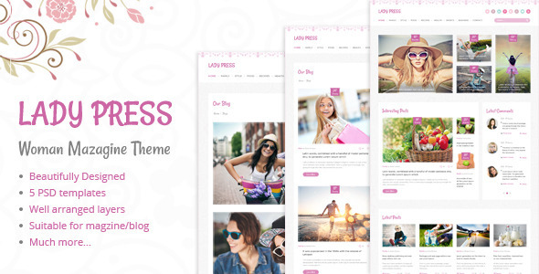 LadyPress - Woman - ThemeForest 11237159