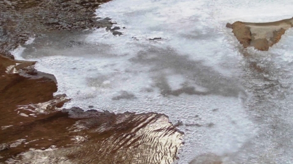 Mountain River Runs Rapidly alt