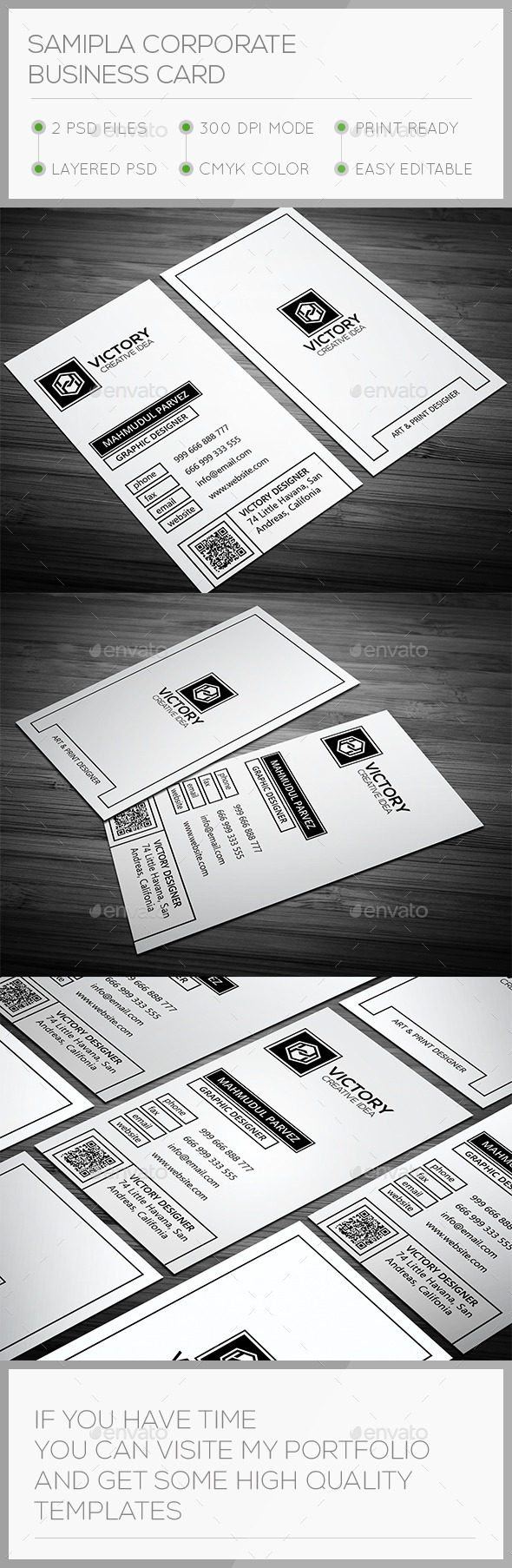 Samipla Corporate Business Card - Corporate Business Cards