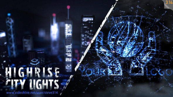 Highrise City Lights - Logo Intro