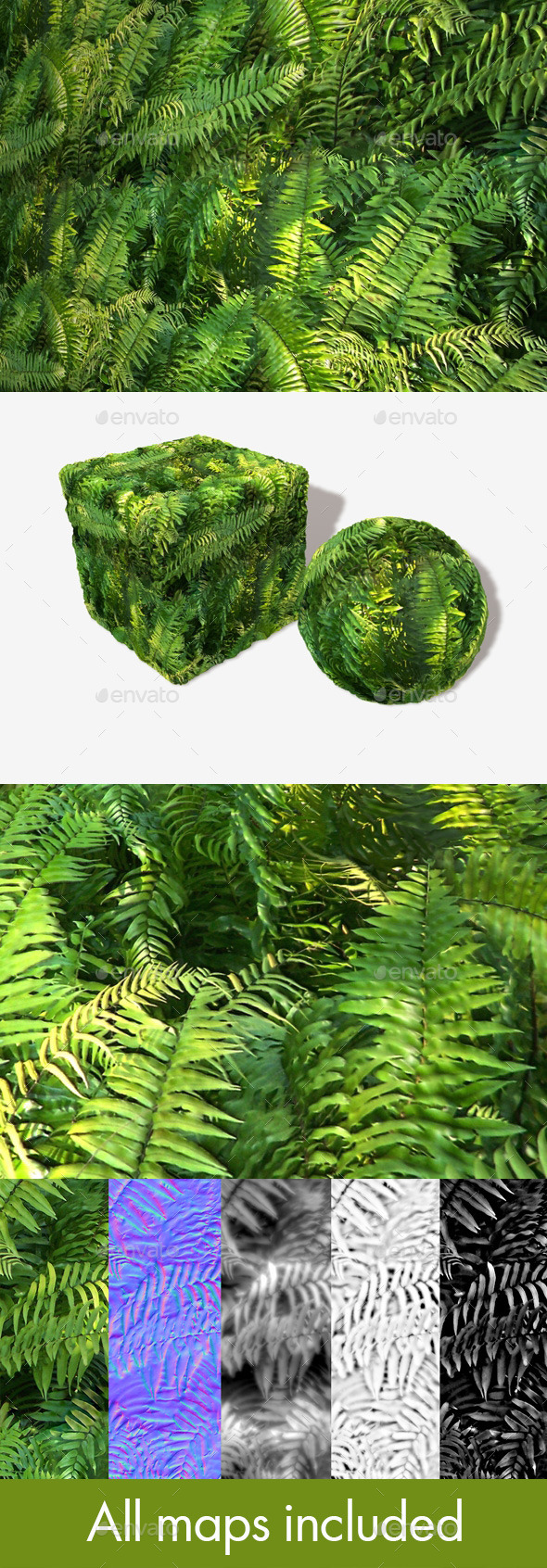 Jungle Fern Seamless - 3Docean 11251691