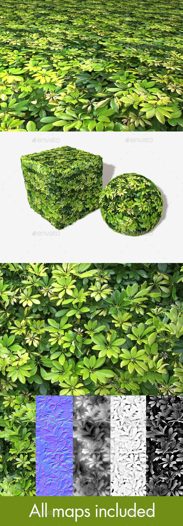Small Jungle Leaves - 3Docean 11251777