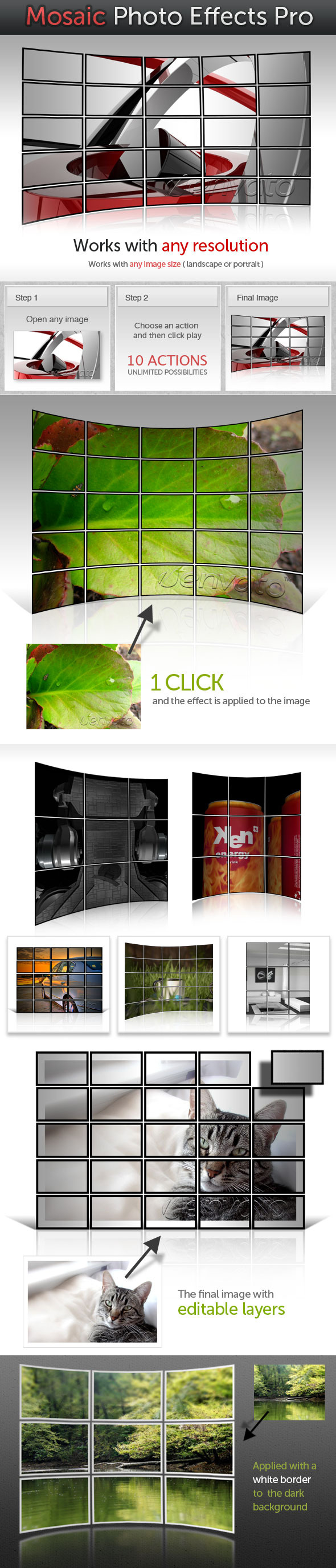 Mosaic Photo Effects Pro - Utilities Actions