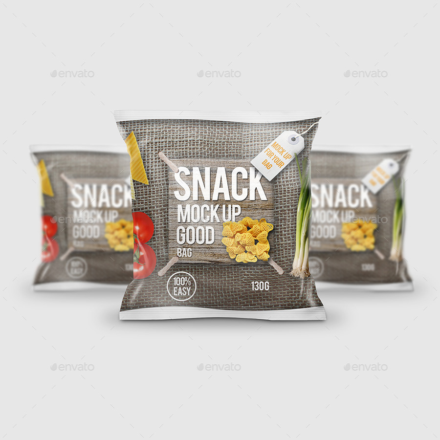 Download Snack Bag Mockup by Anthonyrich | GraphicRiver