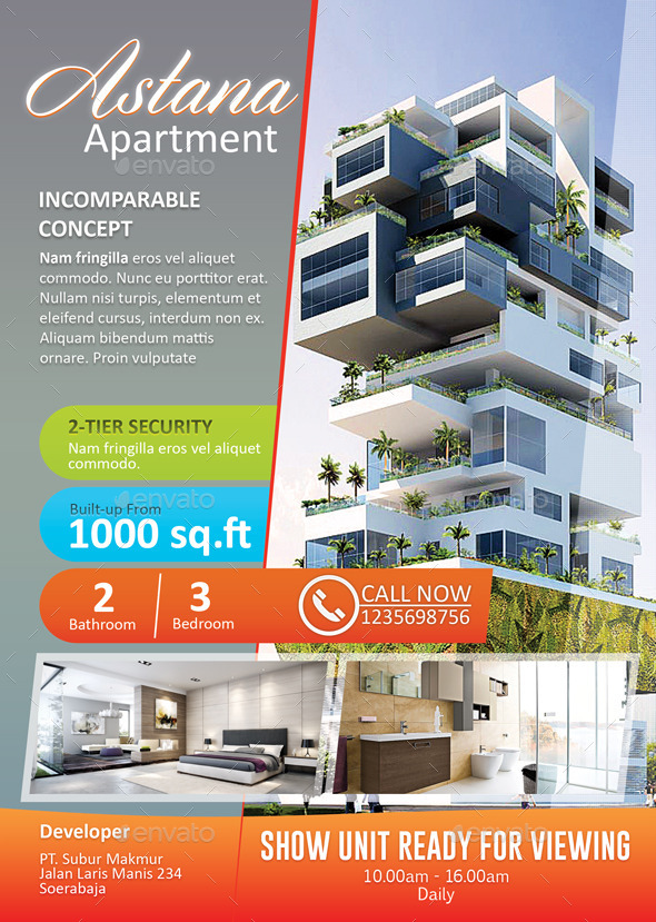property agent flyer by supergaban graphicriver flyer property