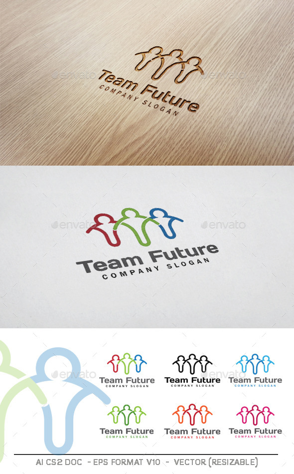 Team Future Logo - Humans Logo Templates