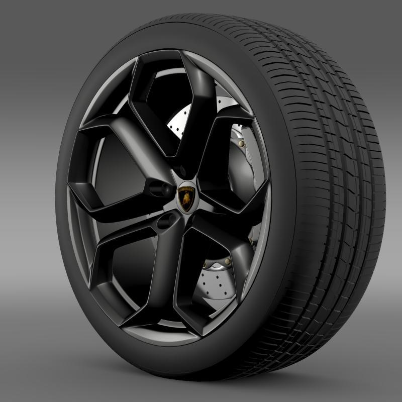 Lamborghini Aventador wheel by CreativeIdeaStudio | 3DOcean