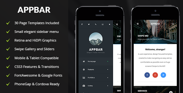 AppBar | Sidebar Menu for Mobiles & Tablets - 8