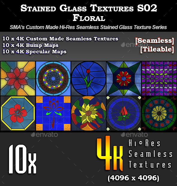 Hi-Res Stained Glass - 3Docean 11271229