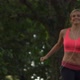 Happy Toned Blonde Running In Park - VideoHive Item for Sale