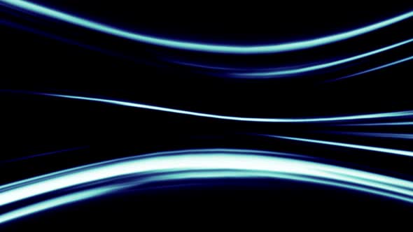 Abstract Blue Lines On Black Background, Motion Graphics | VideoHive