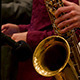 Guy Playing The Saxophone Gold - VideoHive Item for Sale