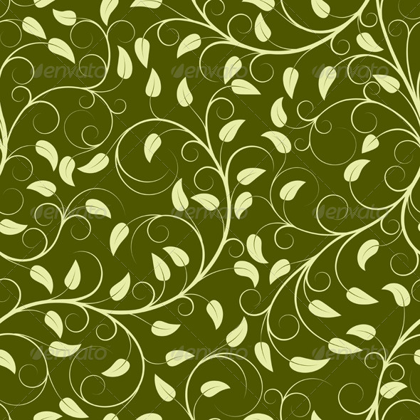 Green plants - Patterns Decorative