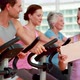 Happy Group Doing A Spinning Class - VideoHive Item for Sale