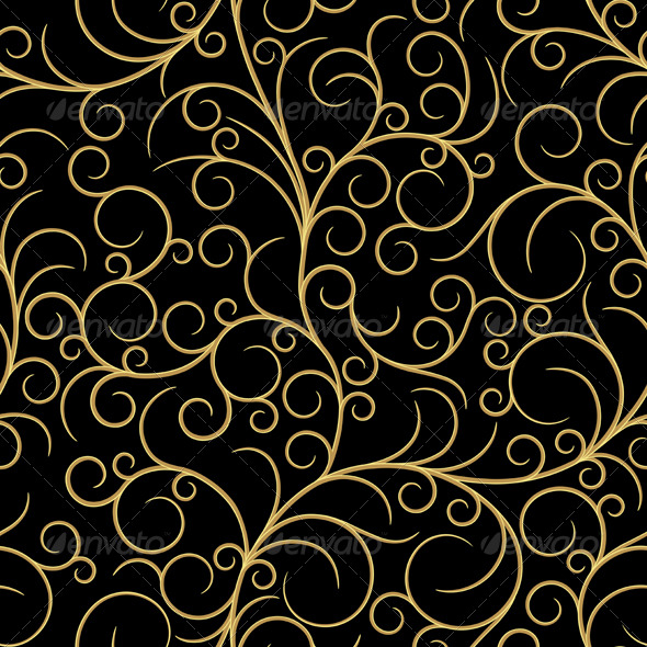 Seamless from swirls - Patterns Decorative
