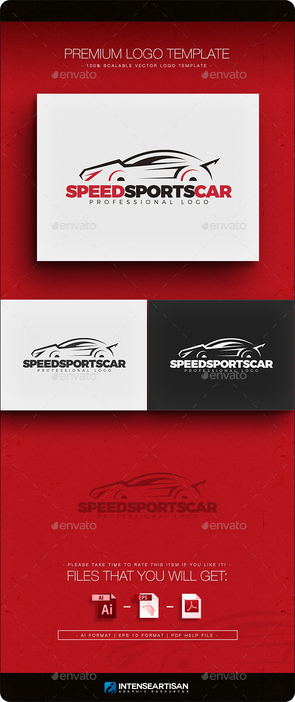 Speed Sports Car Logo