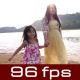 Young Mother And Her Daughter At River Side - VideoHive Item for Sale