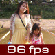 Mother And Her Daughter Walking On Bamboo Bridge - VideoHive Item for Sale