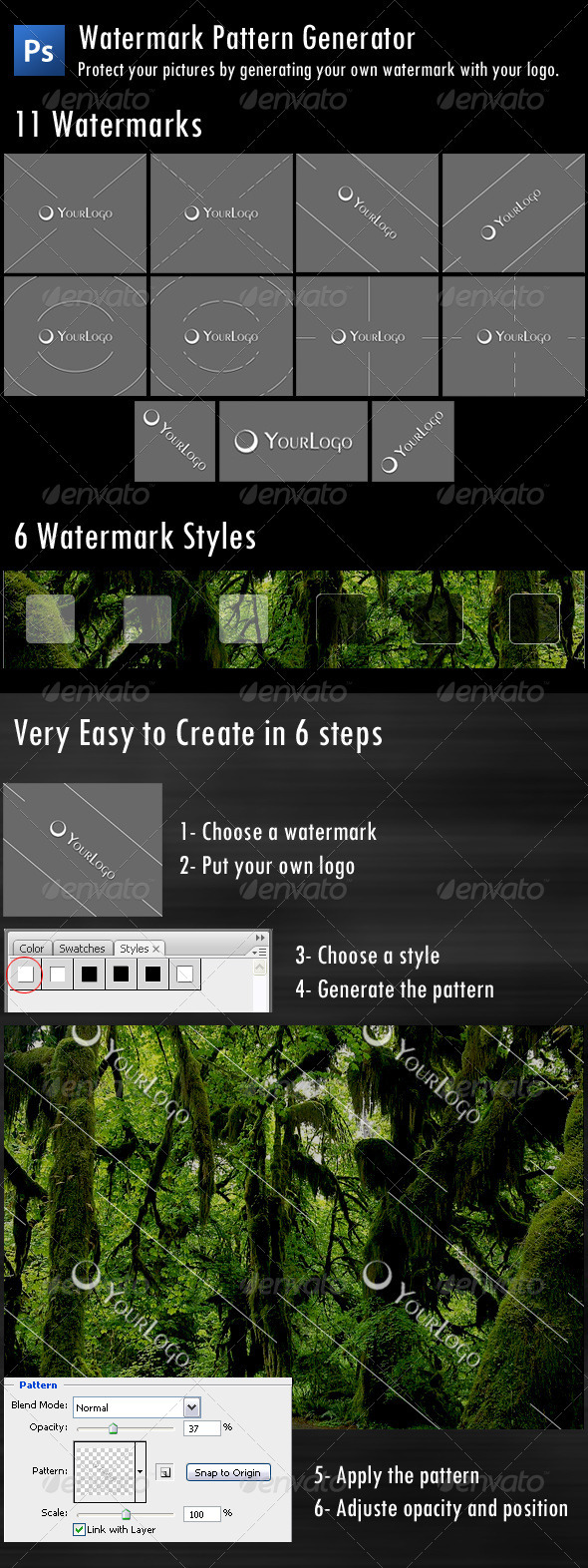 Watermark Pattern Generator