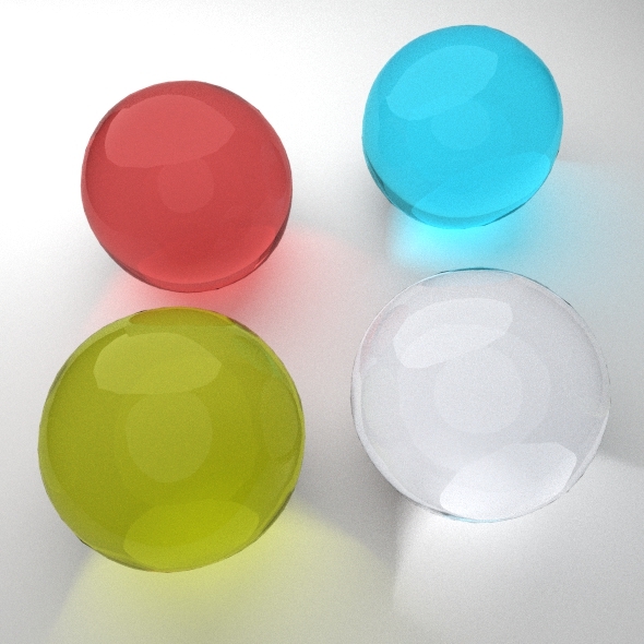 4 Glass Material - 3Docean 11302452