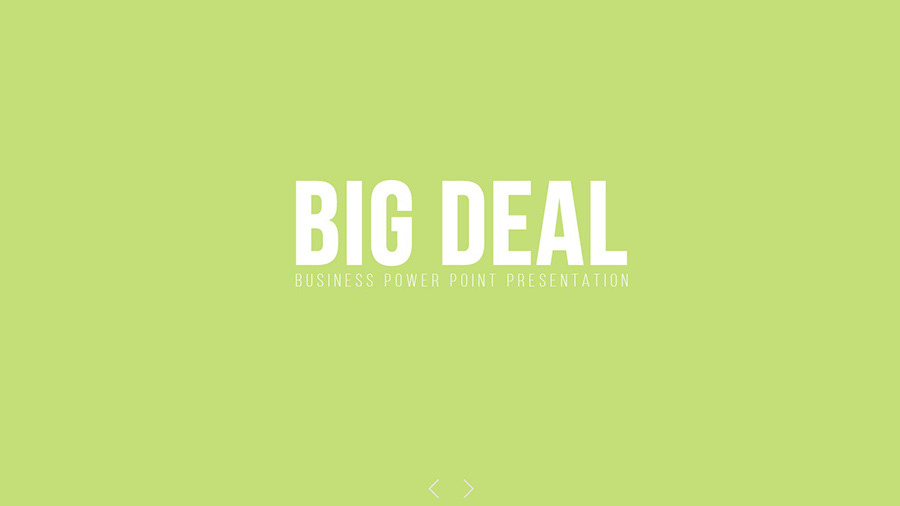 Big Deal Business Presentation by crew55design | GraphicRiver