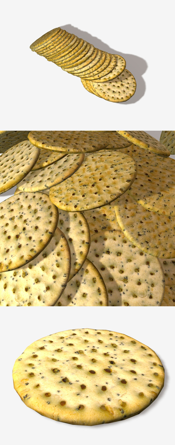 Poppyseed Cracker - 3Docean 11313205