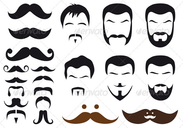 Mustache And Beard Styles - People Characters