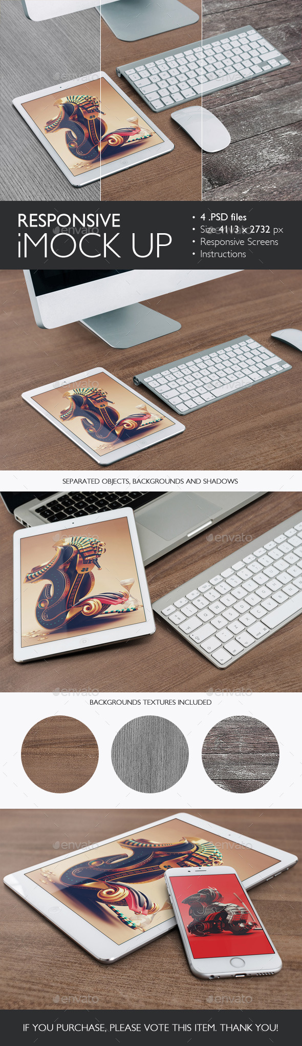 Responsive iMock Up - Product Mock-Ups Graphics