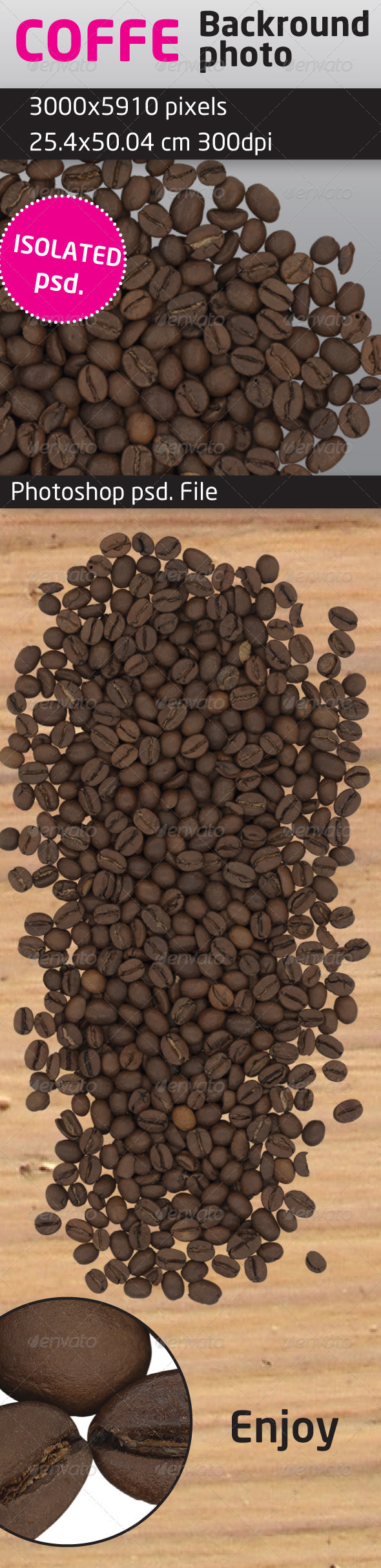 Coffee Beans Isolated Backround - Food & Drink Isolated Objects