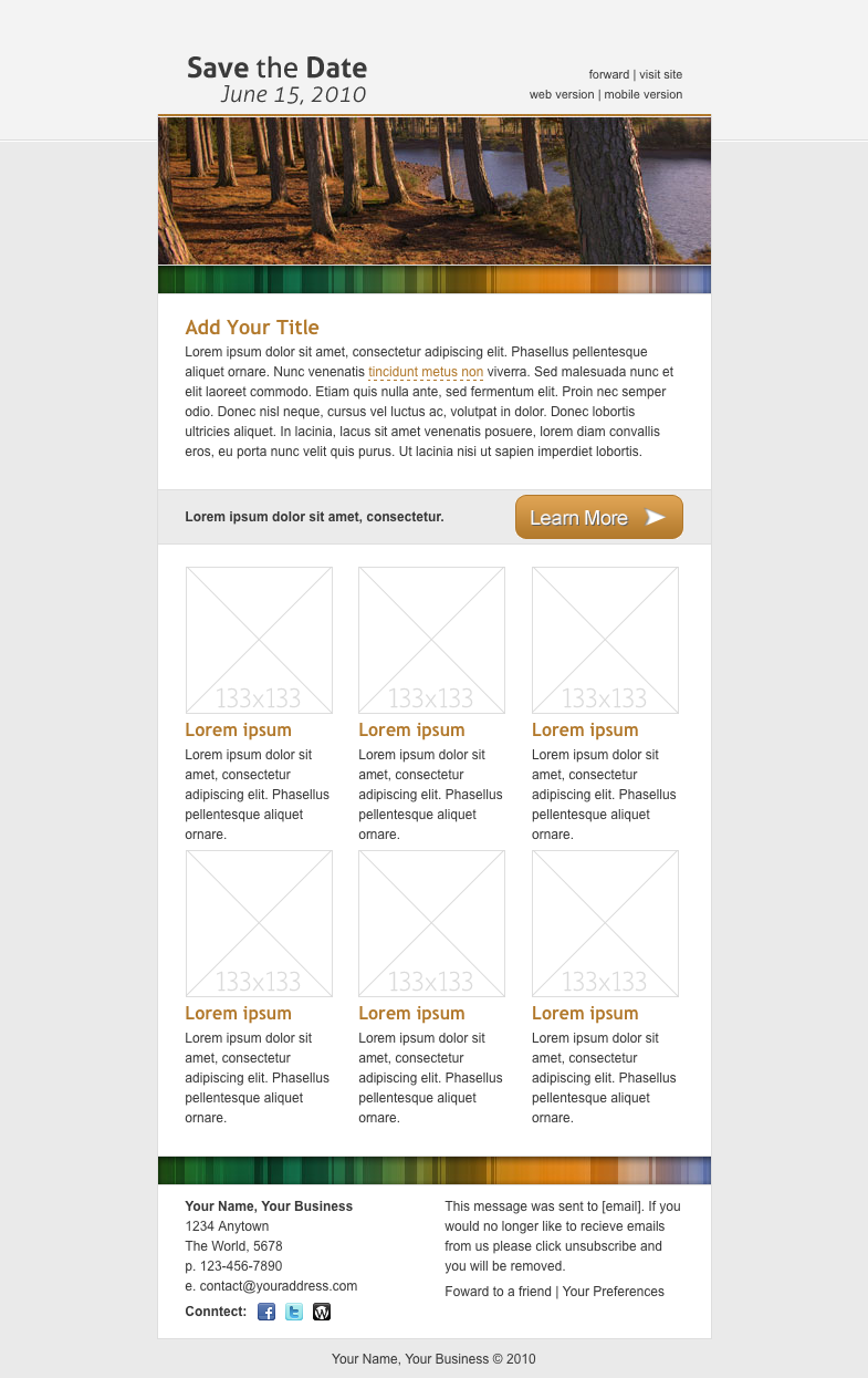email save the date templates