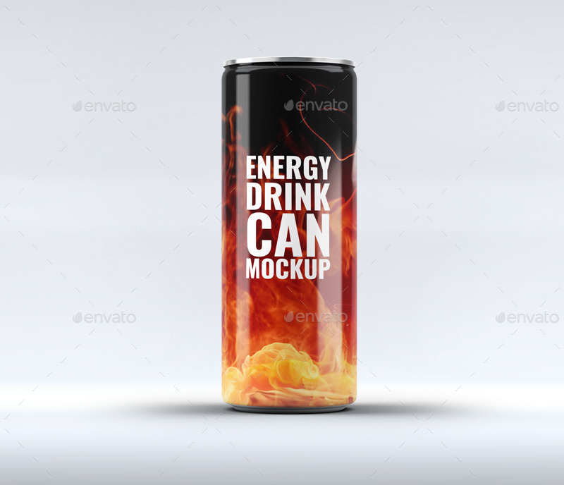 Energy Drink Can Mock-Up by L5Design | GraphicRiver