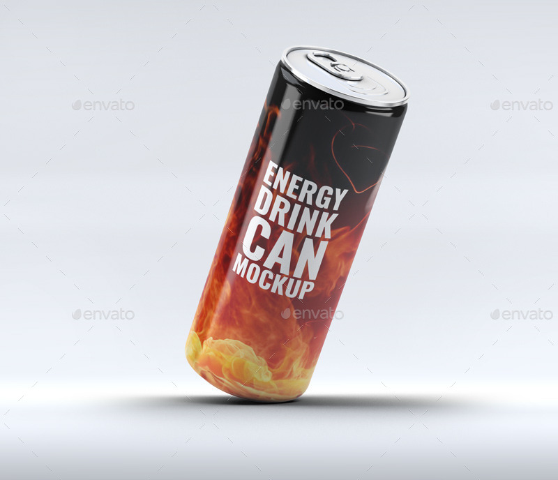 Energy Drink Can Mock-Up, Graphics | GraphicRiver