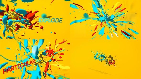 Explode Particular Logo - VideoHive 11319841