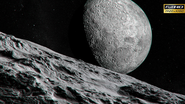 Moon View from an Asteroid alt