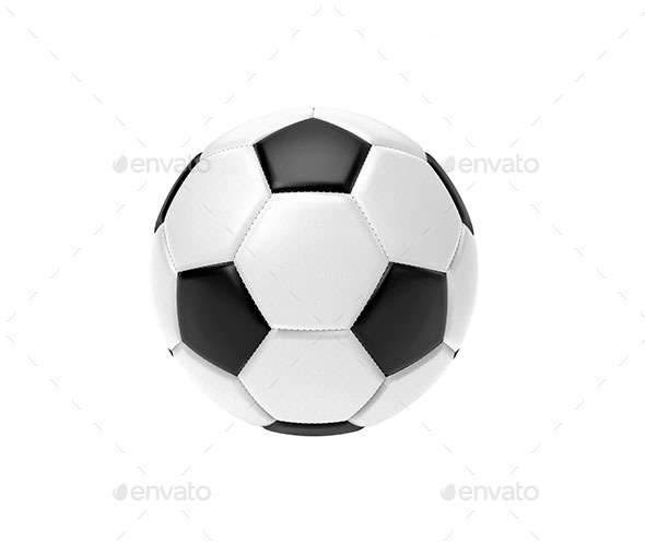 Isolated Football - Objects 3D Renders