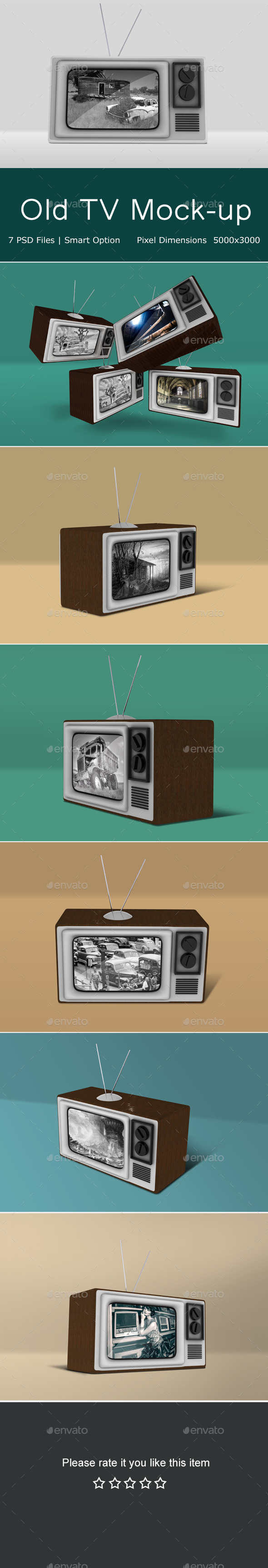 Old Tv Mock Up - TV Displays