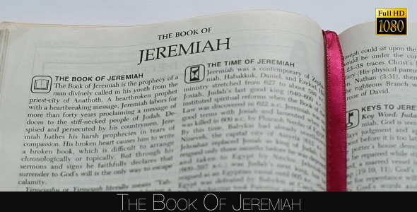 The Book Of Jeremiah, Stock Footage 