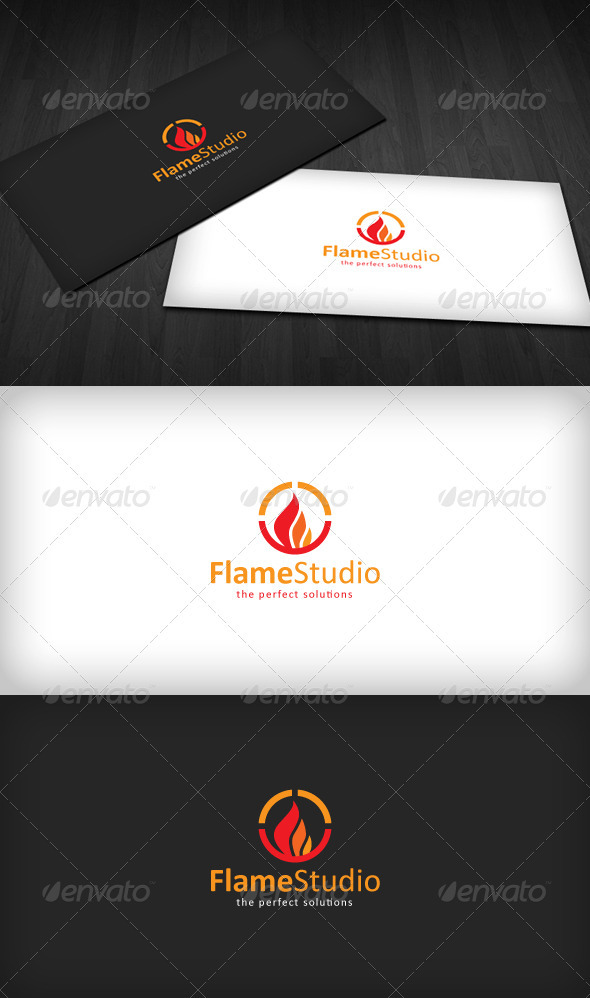 Flame Studio Logo - Symbols Logo Templates