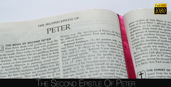 The Second Epistle Of Peter, Stock Footage | VideoHive