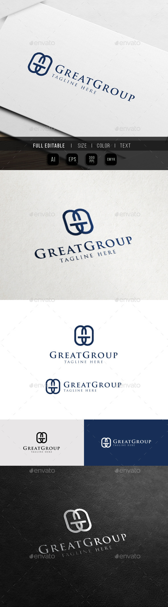 Great Fashion Brand - G / GG Logo by yip87 | GraphicRiver