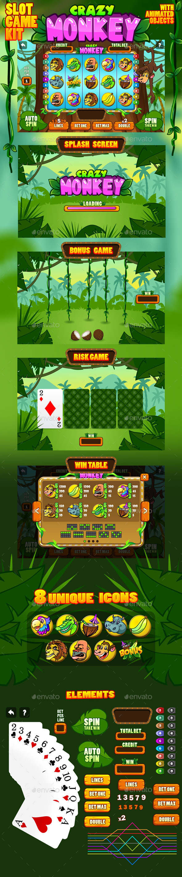 Crazy Monkey Casino Games