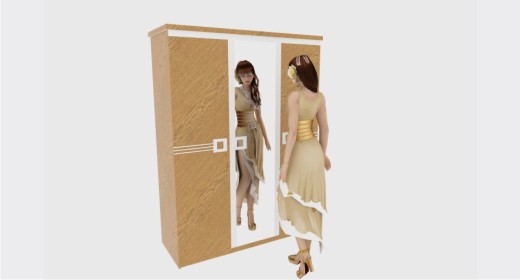 3D wardrobe