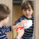 Boy Cleaning the Mirror - VideoHive Item for Sale