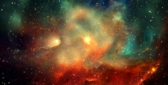 Space Nebula Flight Cosmic Background, Motion Graphics | VideoHive