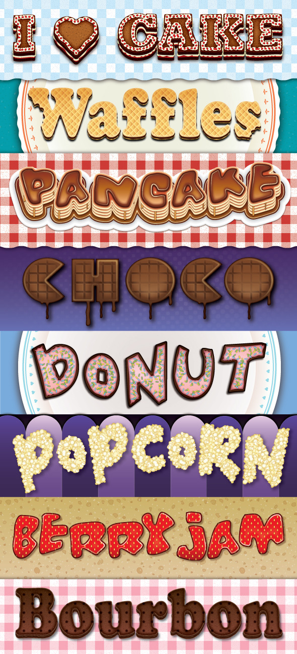 Sweet Treat Graphic Styles - Styles Illustrator